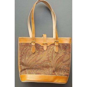 Giani Bernini Tote Paisley Purse Bucket Bag